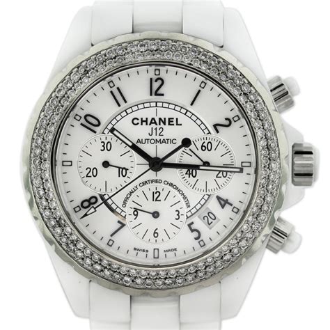 chanel j12 mens watch white